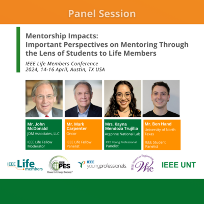 Mentoring Panel Session Speakers