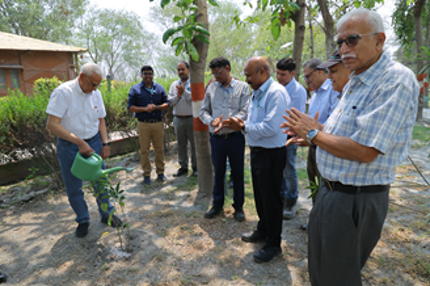 At the Tree Plantation by Delhi LMAG Members in NTPC Complex