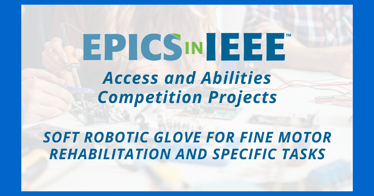EA Robotic Glove for Fine Motor Rehab