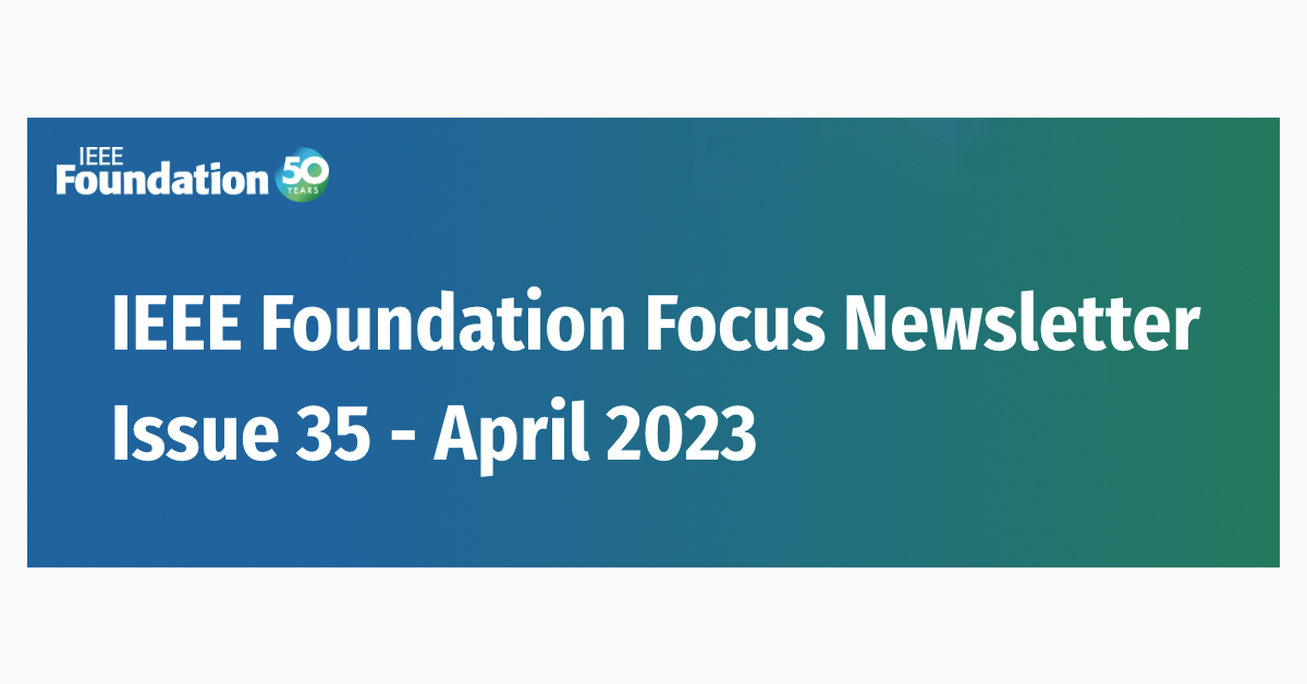 Foundation Newsletter Apr 23 feature image