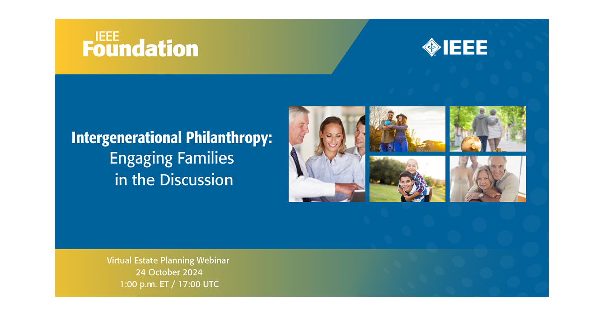 Intergenerational Philanthropy Webinar