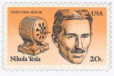 Nikola Tesla stamp