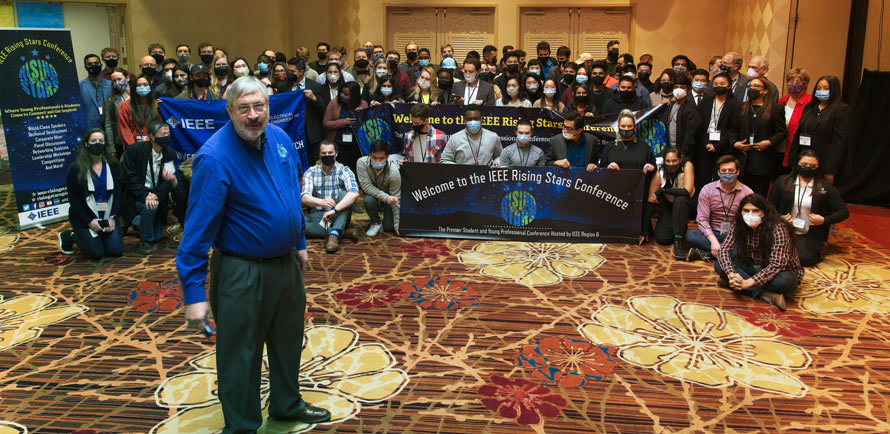 Group shot of IEEE Rising Stars Conference